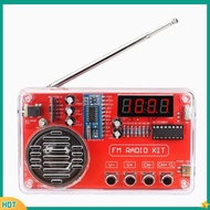 【xk9】 1PCS Portable FM Radio Kit LED Display Welding Project Radio FM 87-108MHz