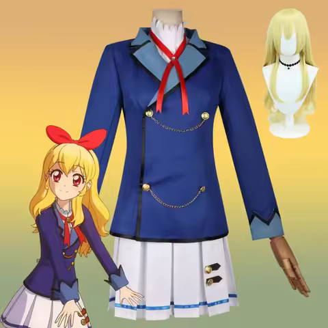 Anime Aikatsu Hoshimiya Ichigo Shibuki Ran Kiriya Aoi Cosplay Costume Starlight School JK Campus Uni