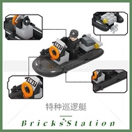 Military SWAT Minifigure Model Fire Ship Assembly Toy Building Block Rubber Lifeboat Assault Boat Ze