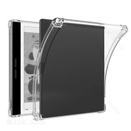 For Funda Bigme B751 B751C Pencil Holder Case Clear 7" eBook TPU Back Cover with 4 Shockproof Airbag
