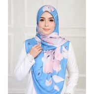 Ocean Garden Tudung Bawal Satin Bidang 50