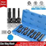 Bộ khẩu lục giác 1/2 8/10 chi tiết H5 - H6 - H7 - H8 - H10 - H12 - H14 - H16 - H17 - H19