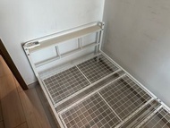 NITORI宜得利家居 簡約卧室用單人鐵床架 巴吉纳