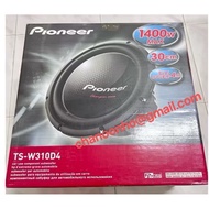 Pioneer TS-W310D4 1400 WATT 12” WOOFER-(1 PCS)