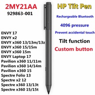 Bluetooth 4096 pressure 2MY21AA Stylus For HP Pavilion Spectre Envy x360 Tilt Rechargeable Pen Dark 