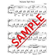 Nocturne Op. 9 No. 2 (Chopin) Piano Music Sheet | Sheet Music [PDF]