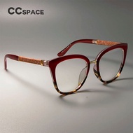 45074 Optical Lady Square Glasses Frames Women Shiny Red Color EyeGlasses Fashion Eyewear eo optical