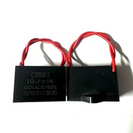 Fan Capacitor 450V AC 10uF Good Quality CBB61 Fan Start Capacitor