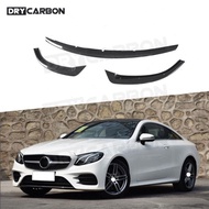 On sale Carbon Fiber Front Bumper Lip Splitters Spoiler For Benz E Class C238 E200 E300 E400 E500 E5
