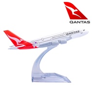 🌟 SG LOCAL STOCK 🌟 Qantas Airbus A380 16cm Model Airplane Diecast Metal Plane Aeroplane Model Gifts