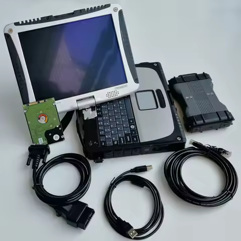 Professional MB Star SD VCI C6 DOIP Laptop CF19 I5 4G 320GB HDD Multiplexer Interface Software Lates
