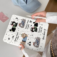 [24h Fast Delivery] Earphone Cat Y-Fold ipad Protective Case, 10/9/8 Generation air6/5 Tablet pro37 
