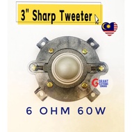 3" Sharp Tweeter 6ohm 60w RSPA00003AW6T Double Magnet Tweeter Speaker Audio HIFI