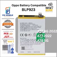 Batteri Compatible for Oppo A77 2022 / A78 5G / A57 4G 2022 / BLP923 high quality Battery [Fix Mobil