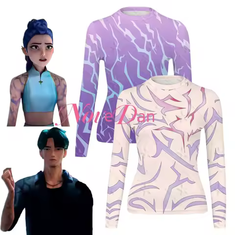 KDPop KPDH Rumi Jinu Cosplay Tattoo Top Costume Kid Women Men Disguise Devil Tattoo Shirt Underwear 