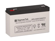 Pace Tech Vitalmax Systems II, IV Battery Replacement 6 Volt 12Ah T1 Battery by SigmasTek