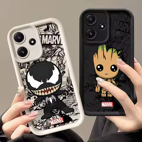 Spider-Man Groot Case For OPPO Reno 13 14 11 12F 11F 13F A78 A58 A79 A38 A60 A5 Pro Realme C53 C55 C
