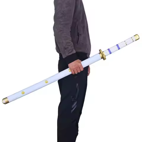Zoro Sword 104cm Cosplay 1:1 Anime Zoro Kozuki Oden Amenohabakiri Sword Weapon Katana Safety PU Knif