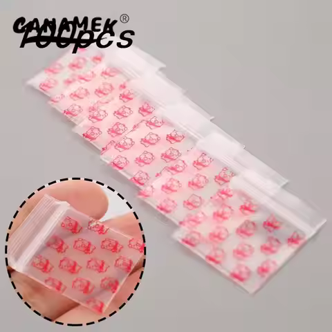 100Pcs Mini Zip lock Bags Cheaper Small Plastic Zipper Bag Plastic Packaging Bags Ziplock Pill Packa