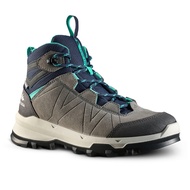 QUECHUA Kids’ waterproof high-top mountain hiking boots, MH900, UK Sizes 10-5.5