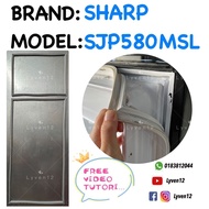 [SHARP-SJP580MSL] REFRIGERATOR DOOR GASKET/GETAH PINTU PETI SEJUK