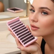 Fluffy Volume 8-16mm D Curl Segment Lashes, 30D/40D/80D – 200Pcs, Western Style, Amazon Top Seller B