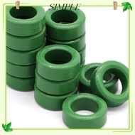 SIMPLESHOP Toroid Ferrite Core, Restraining Interference Ferrite Chokes Ring, Metal Green Power Tran