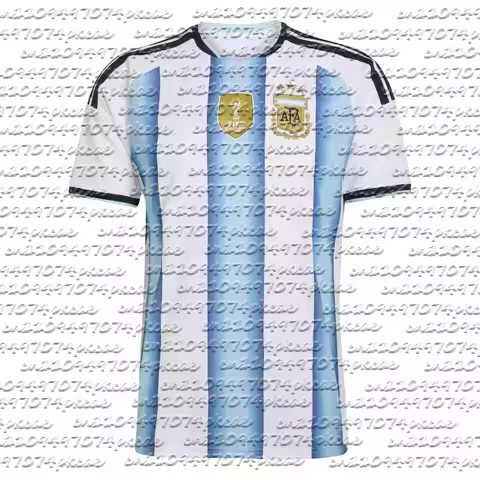Hot 2026 New ARGENTINA Team World Competition Home Jersey T-Shirt Men's Soccer Fan Shirt Quick-dryin