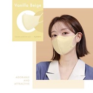 【預購】CLA Slim Fit MB Filter Vanilla Beige Mask M size 韓國瘦面口罩 雲尼嗱米色 中碼 25個