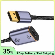 USB-C to Displayport Adapter Converter USB-C Type C Female Source to Displayport 1.4 Sink HDTV Cable