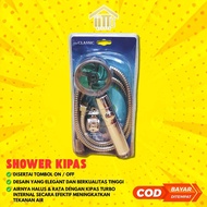 SHOWER JET TURBO FAN FAST WATER PRESSURE HAND SHOWER/ JET SHOWER/ TURBO FAN SHOWER HEAD WATER SAVING