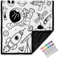 DIY Coloring Blanket Kit for Adults, 50 x 60 Inch