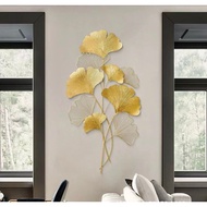 Ginkgo Gold Metal Wall Decoration Gold Wall Display / Ginkgo Leaf Wall Decoration gold Leaf Home Dec