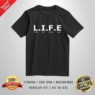 LIFE T-Shirt | Unisex T-Shirt Cotton 170gsm | Premium Cotton 200gsm | Microfibre 170gsm