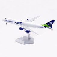 HX Models 1: 400 Alloy Airplane Model Boeing 747-8F Seattle Seahawks N770BA