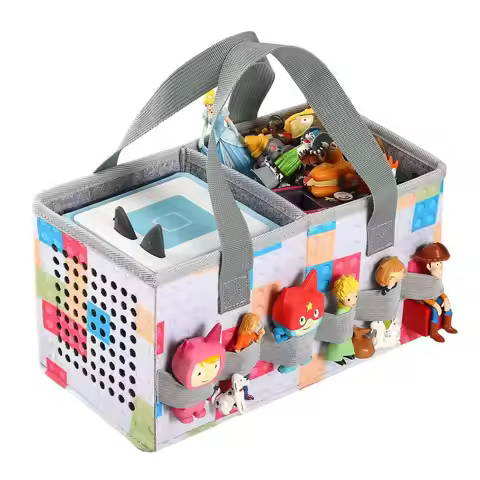 Dust-proof Outdoor Travel Felt Cloth Case Storage Bag With Handle Carrying Box For Tonies Toniebox S