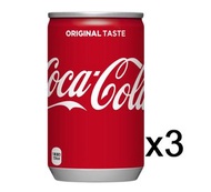 可口可樂 - F1558 日本迷你可口可樂 160ml x (3罐裝)