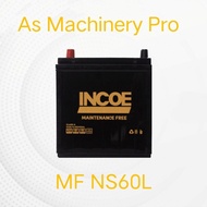 （Ready Stock) Battery Kering NS60 L Jenama INCOE High Quality Warranty 1 Tahun