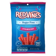 Red Vines Sugar Free Twists, Strawberry Licorice Chewy Candy, 5oz