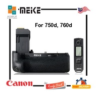 Meike MK-760DR Battery Grip With Built-in 2.4GH Remote Controller for Canon 750D 760D Digital Camera