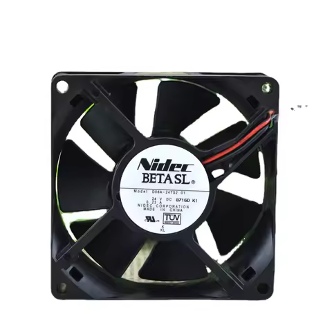New Fan NIDEC D08A-24TS2 01 24V 8CM Inverter Fan Cooling Fan 80*80*25MM