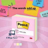 3M Post-it Notes Cube 654 Pastel (3in x 3in) 225s