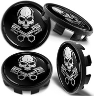 Biomar Labs 4 x 68mm Wheel Centre Alloy Hub Center Caps Compatible with BMW 36136783536 Hubcaps Skul