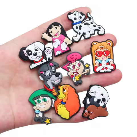 Disney Classic Cartoon Pooh Bear Gravity Falls Dumbo Shoe Charms PVC Accessories DIY Decoration For 