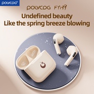 Polvcdg-FYH9 TWS Wireless Earphones Intelligent Touch 5.2 Sports Bluetooth Wireless Earbuds