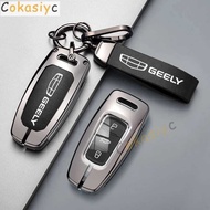 A For Coolray X6 Emgrand Global Hawk Gx7 Key Case Cover Geely Car Keychain Protective Shell