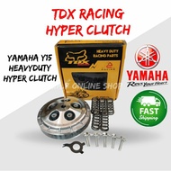 Yamaha Y15 Y15Z Hyper Clutch Racing Mangkuk Clutch 5 Spring + Racing Clutch Plate Heavyduty 100% Ori