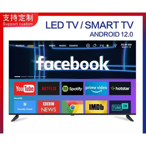 LED Tv32/43/50/55/65 Inch English Neutral Smart Tv4K Intelligent Network LCD TV