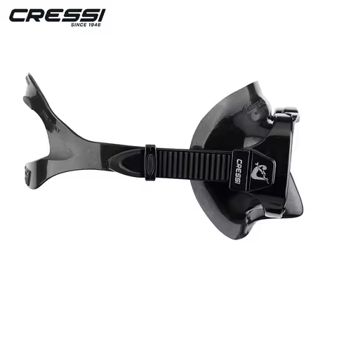 Cressi Perla Snorkeling Set - Adult Diving Mask with Dry Snorkel, Goggle Tempered Glass & Soft Silic