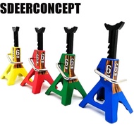 SDEERCONCEPT Metal Jack Stands, Decoration Tool Height Adjustable Simulation Jack Stands, Portable T